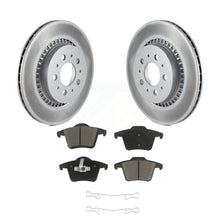 Load image into Gallery viewer, Rear Coated Disc Brake Rotors And Ceramic Pads Kit For 2003-2014 Volvo XC90