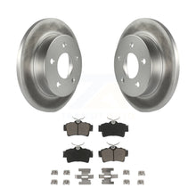 Charger l&#39;image dans la galerie, Rear Coated Disc Brake Rotors And Ceramic Pads Kit For Ford Mustang