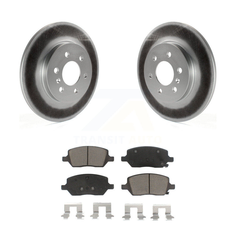 Rear Coat Brake Rotor Ceramic Pad Kit For Chevrolet Uplander Buick Terraza Relay