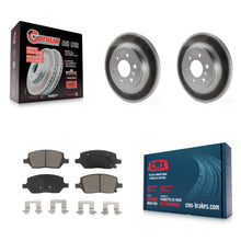 Charger l'image dans la galerie, Rear Coat Brake Rotor Ceramic Pad Kit For Chevrolet Uplander Buick Terraza Relay