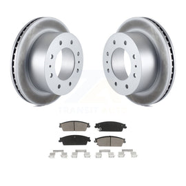 [Rear] 2011 Chevrolet Silverado 1500 Hybrid Premium Coated Rotors & Ceramic Pads Brake Kit For Max Braking