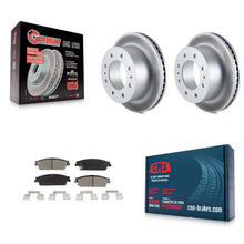 Load image into Gallery viewer, [Rear] 2011 Chevrolet Silverado 1500 Hybrid Premium Coated Rotors &amp; Ceramic Pads Brake Kit For Max Braking