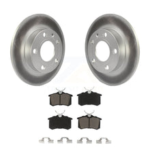 Load image into Gallery viewer, Rear Coated Disc Brake Rotors And Ceramic Pads Kit For Audi A4 Quattro