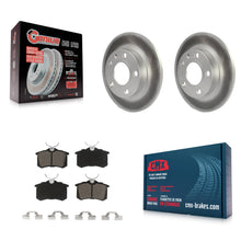 Load image into Gallery viewer, Rear Coated Disc Brake Rotors And Ceramic Pads Kit For Audi A4 Quattro