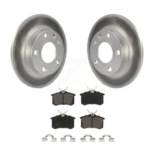 Load image into Gallery viewer, Rear Coated Disc Brake Rotors And Ceramic Pads Kit For Audi A4 S4