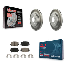 Load image into Gallery viewer, Rear Coated Disc Brake Rotors And Ceramic Pads Kit For Audi A4 Quattro