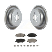 Load image into Gallery viewer, Rear Coated Disc Brake Rotors And Ceramic Pads Kit For Jeep Liberty Dodge Nitro