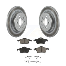 Load image into Gallery viewer, Rear Coated Disc Brake Rotors And Ceramic Pads Kit For Volvo S60 V70 XC70 S80