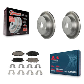 Rear Coat Brake Rotor Ceramic Pad Kit For Nissan Murano INFINITI Pathfinder QX60