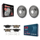 Rear Coated Disc Brake Rotors And Ceramic Pads Kit For Buick Envision