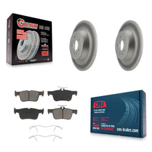 Charger l'image dans la galerie, Rear Coat Brake Rotor Ceramic Pad Kit For Ford Fusion Escape Lincoln MKC MKZ MKX