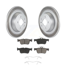 Load image into Gallery viewer, Rear Coated Disc Brake Rotors And Ceramic Pads Kit For Ford Fusion Lincoln MKZ