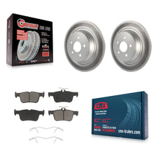 Load image into Gallery viewer, Rear Coated Brake Rotor Ceramic Pad Kit For Ford Edge Fusion Lincoln MKX MKZ SSV