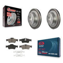 Load image into Gallery viewer, Rear Coated Brake Rotors Ceramic Pad Kit For Mercedes-Benz E350 E320 E500 CLS550
