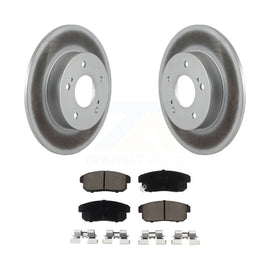 Rear Coated Disc Brake Rotors Ceramic Pad Kit For Nissan Maxima INFINITI I35 I30