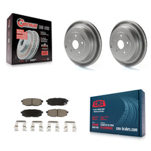 Load image into Gallery viewer, Rear Coated Disc Brake Rotors And Ceramic Pads Kit For Subaru Tribeca B9