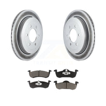 Load image into Gallery viewer, Rear Coat Disc Brake Rotor Ceramic Pad Kit For Ford Expedition Lincoln Navigator