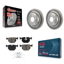 Load image into Gallery viewer, Rear Coated Disc Brake Rotors And Ceramic Pads Kit For BMW 330Ci 330i 330xi