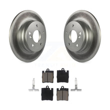 Charger l&#39;image dans la galerie, Rear Coated Brake Rotors Ceramic Pad Kit For Mercedes-Benz E320 C230 C240 CLK320