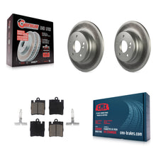 Load image into Gallery viewer, Rear Coated Brake Rotors Ceramic Pad Kit For Mercedes-Benz E320 C230 C240 CLK320