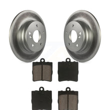 Charger l&#39;image dans la galerie, Rear Coated Disc Brake Rotors And Ceramic Pads Kit For Mercedes-Benz SLK280