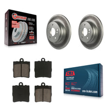 Charger l'image dans la galerie, Rear Coated Disc Brake Rotors And Ceramic Pads Kit For Mercedes-Benz SLK280
