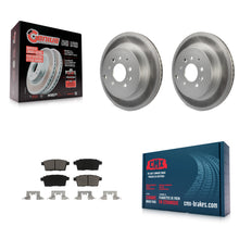 Charger l'image dans la galerie, [Rear] 2007-2015 Mazda CX-9 Premium Coated Rotors &amp; Ceramic Pads Brake Kit For Max Braking