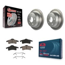 Charger l'image dans la galerie, [Rear] 1999-2004 Jeep Grand Cherokee Premium Coated Rotors &amp; Ceramic Pads Brake Kit For Max Braking