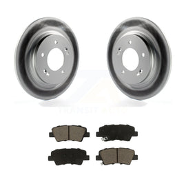 Rear Coated Brake Rotor Ceramic Pad Kit For Hyundai Sonata Kia Optima Elantra GT