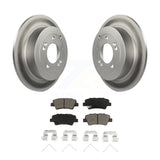 Rear Coated Disc Brake Rotor And Ceramic Pad Kit For Hyundai Tucson Kia Sportage