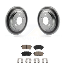 [Rear] 2016 Kia Optima LX/EX/LX 1.6T Premium Coated Rotors & Ceramic Pads Brake Kit For Max Braking