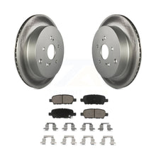 Charger l&#39;image dans la galerie, Rear Coated Disc Brake Rotor &amp; Ceramic Pad Kit For 2009-2013 Suzuki Grand Vitara