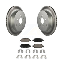 [Rear] 2009-2013 Suzuki Grand Vitara Premium Coated Rotors & Ceramic Pads Brake Kit For Max Braking