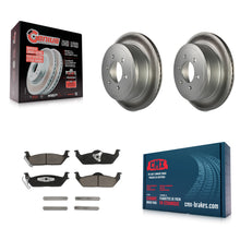 Load image into Gallery viewer, Rear Coated Disc Brake Rotors And Ceramic Pad Kit For Ford F-150 Lincoln Mark LT
