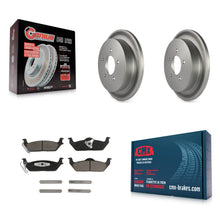 Load image into Gallery viewer, Rear Coated Disc Brake Rotors And Ceramic Pads Kit For Ford F-150