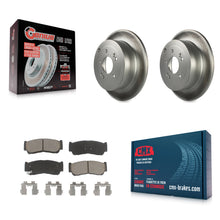 Load image into Gallery viewer, [Rear] 2007-2009 Hyundai Santa Fe Premium Coated Rotors &amp; Ceramic Pads Brake Kit For Max Braking
