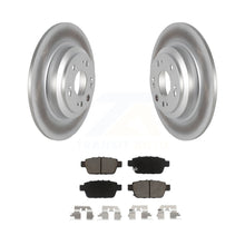 Charger l&#39;image dans la galerie, Rear Coated Disc Brake Rotors And Ceramic Pads Kit For 2009-2014 Acura TL