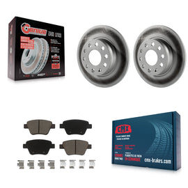Rear Coat Brake Rotor Ceramic Pad Kit For Volkswagen Jetta Passat Beetle Golf A3