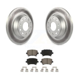 Rear Coat Brake Rotor Ceramic Pad Kit For Volkswagen Tiguan CC Jetta Audi Passat