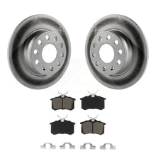 Load image into Gallery viewer, Rear Coated Disc Brake Rotors And Ceramic Pads Kit For Volkswagen Beetle Golf