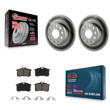 Load image into Gallery viewer, Rear Coated Disc Brake Rotors And Ceramic Pads Kit For Volkswagen Beetle Golf