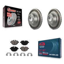Load image into Gallery viewer, Rear Coated Disc Brake Rotors And Ceramic Pads Kit For BMW X3 X4