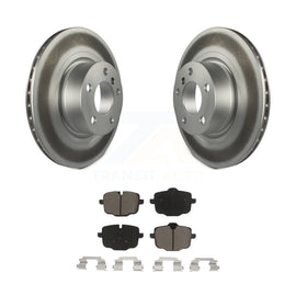 [Rear] 2012 BMW X3 From 10 11 Premium Coated Rotors & Ceramic Pads Brake Kit For Max Braking