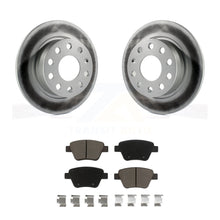 Load image into Gallery viewer, Rear Coated Disc Brake Rotors And Ceramic Pads Kit For Volkswagen Beetle GTI Eos