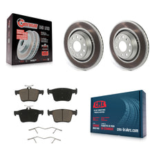 Charger l'image dans la galerie, Rear Coat Brake Rotors Ceramic Pad Kit For Volkswagen Atlas Audi Golf R S3 Q3 A3