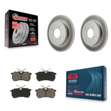 Load image into Gallery viewer, Rear Coated Disc Brake Rotors And Ceramic Pads Kit For Ford Focus Fiesta