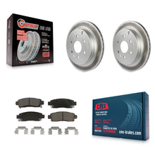 Load image into Gallery viewer, Rear Coated Brake Rotors Ceramic Pad Kit For Chevrolet Traverse GMC Acadia Buick