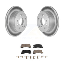 Charger l&#39;image dans la galerie, Rear Coated Disc Brake Rotor Ceramic Pad Kit For Toyota Camry Lexus ES300 Solara