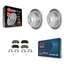 Charger l'image dans la galerie, Rear Coated Disc Brake Rotors And Ceramic Pads Kit For Toyota Camry Solara