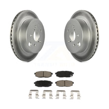 Charger l&#39;image dans la galerie, Rear Coated Disc Brake Rotors Ceramic Pad Kit For 2014-2018 Subaru Forester 2.0L